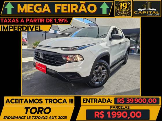 FIAT TORO 1.3 TURBO 270 FLEX ENDURANCE AT6 FIAT TORO 1.3 TURBO 270 FLEX ENDURANCE AT6